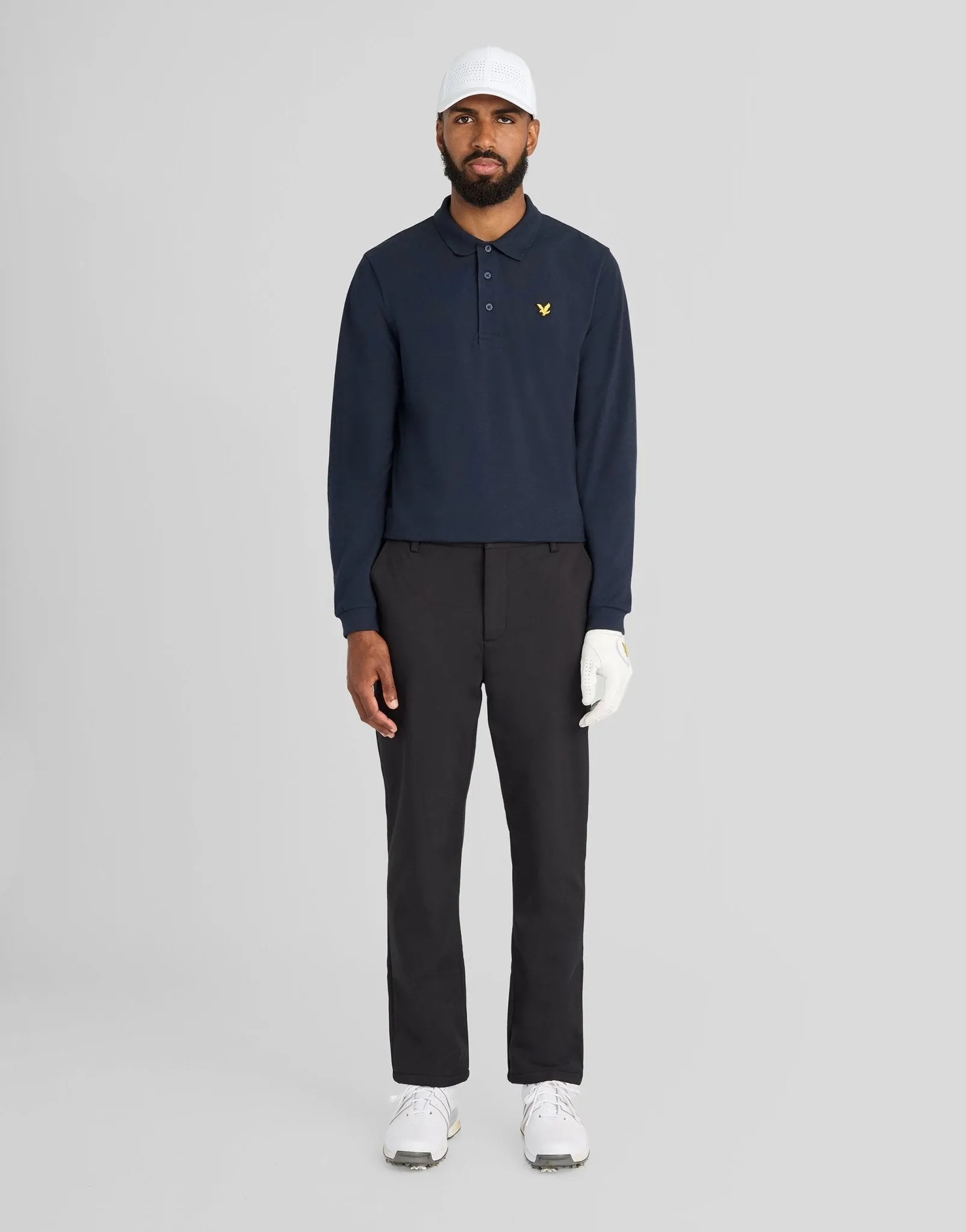 Technical Long Sleeve Polo Shirt sold by Lyle & Scott product image thumbnail 2