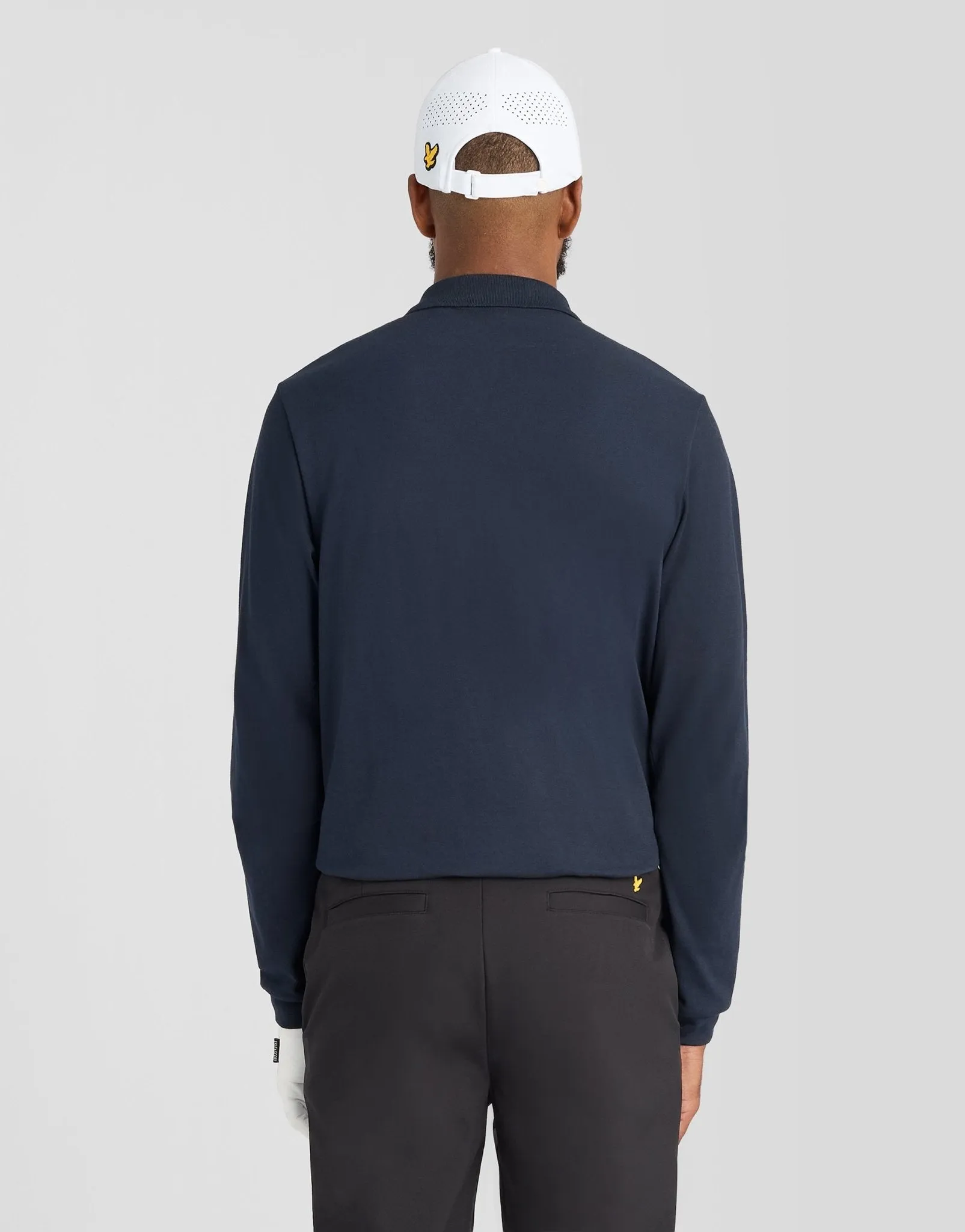 Technical Long Sleeve Polo Shirt sold by Lyle & Scott product image thumbnail 4