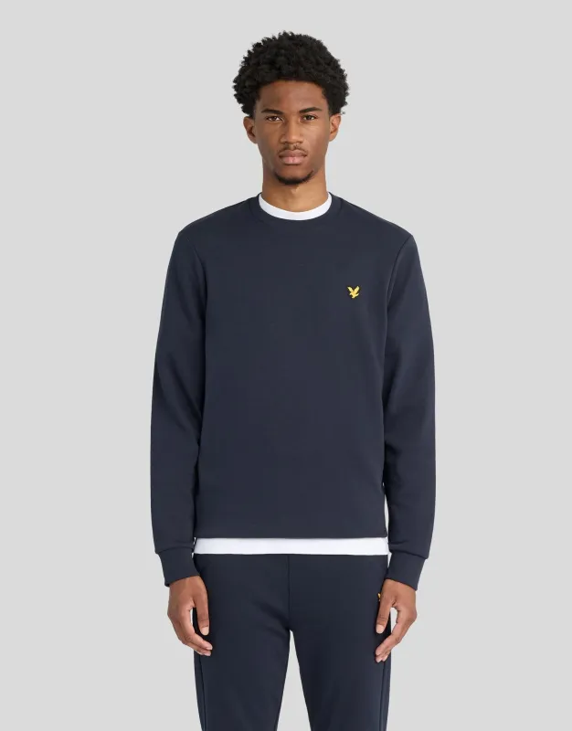 Sports Loopback Cotton Crew Neck made by Lyle & Scott