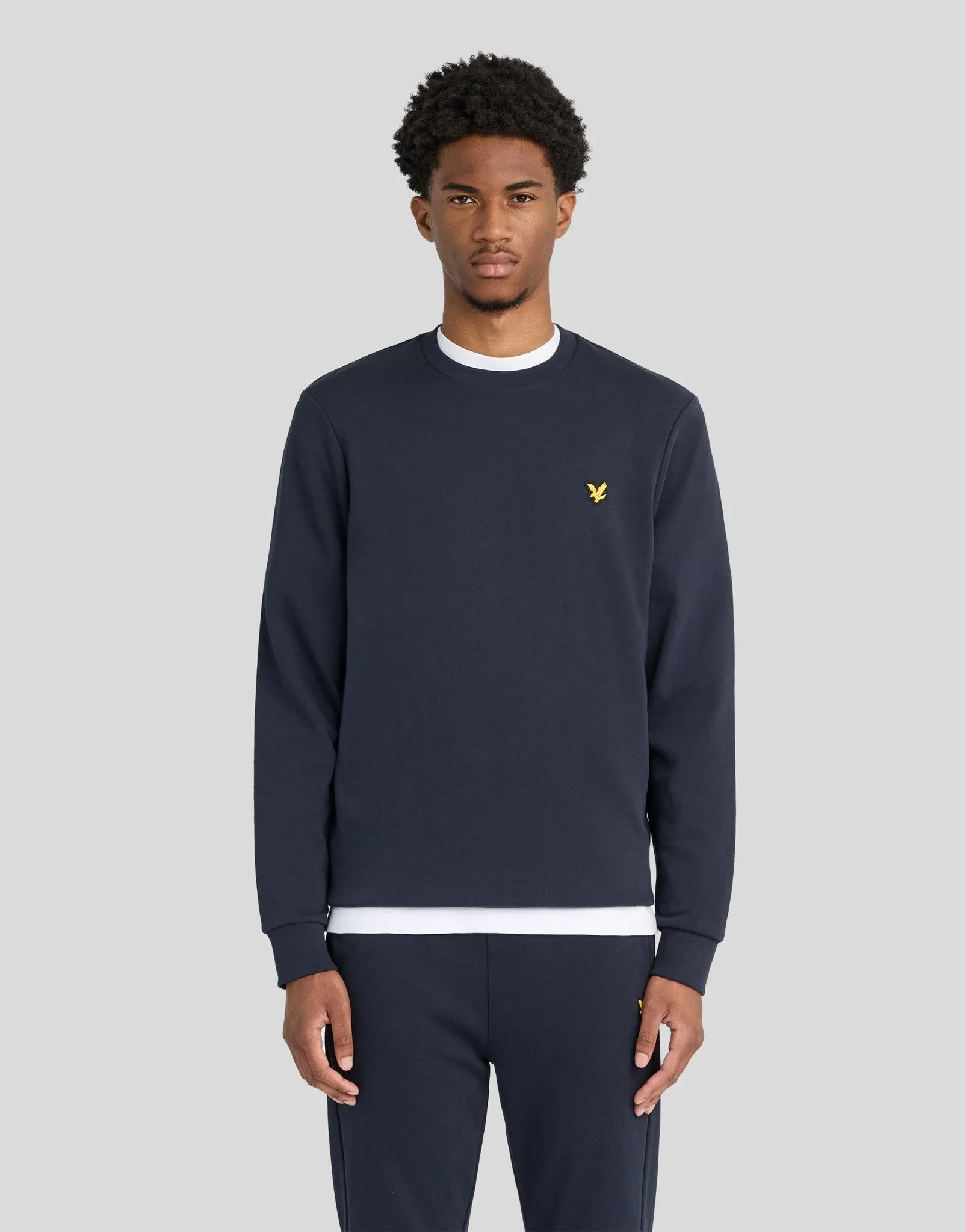 Sports Loopback Cotton Crew Neck sold by Lyle & Scott