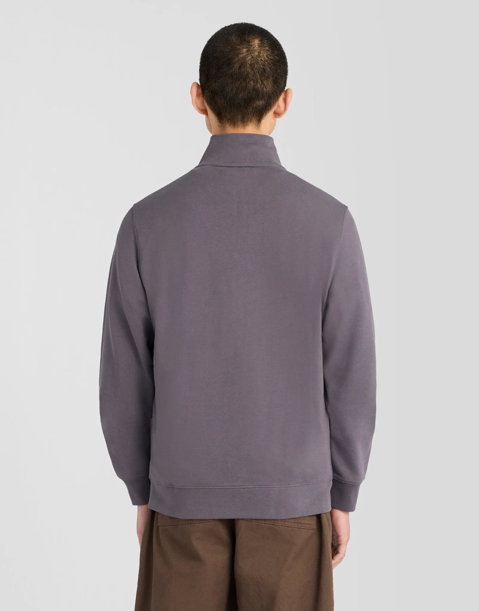 Superfine Cotton 1/4 Zip Sweatshirt sold by Lyle & Scott product image thumbnail 4