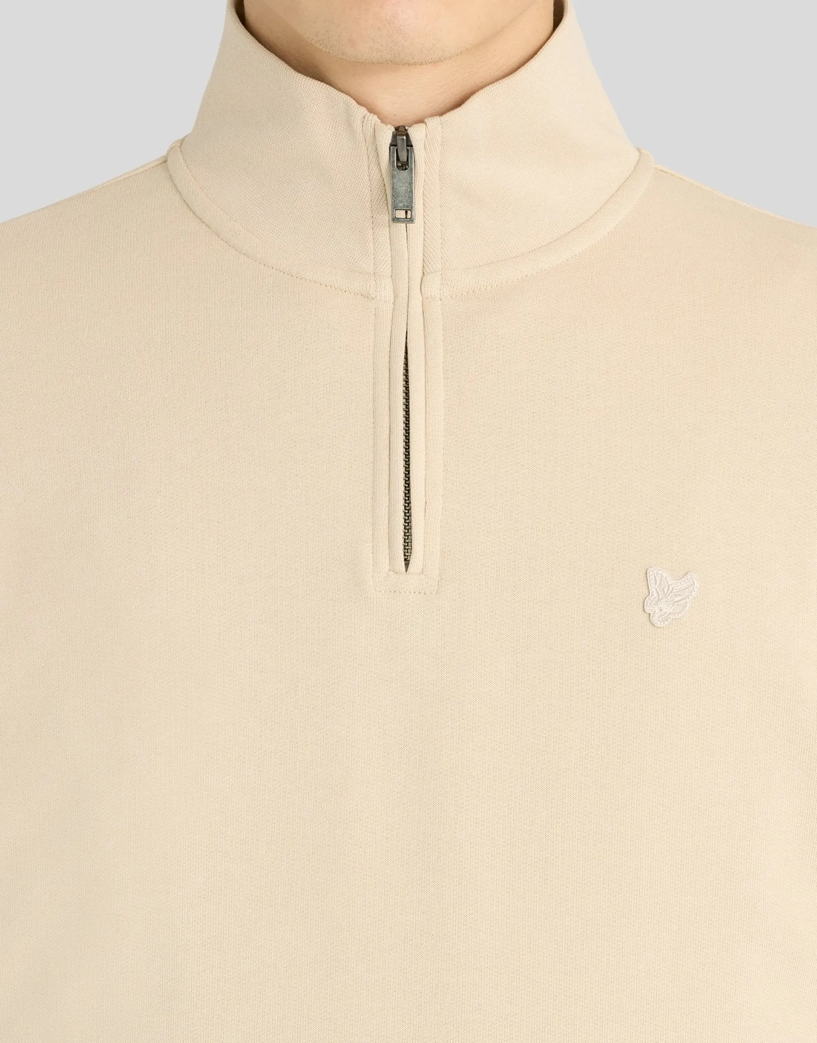 Superfine Cotton 1/4 Zip Sweatshirt sold by Lyle & Scott product image thumbnail 3