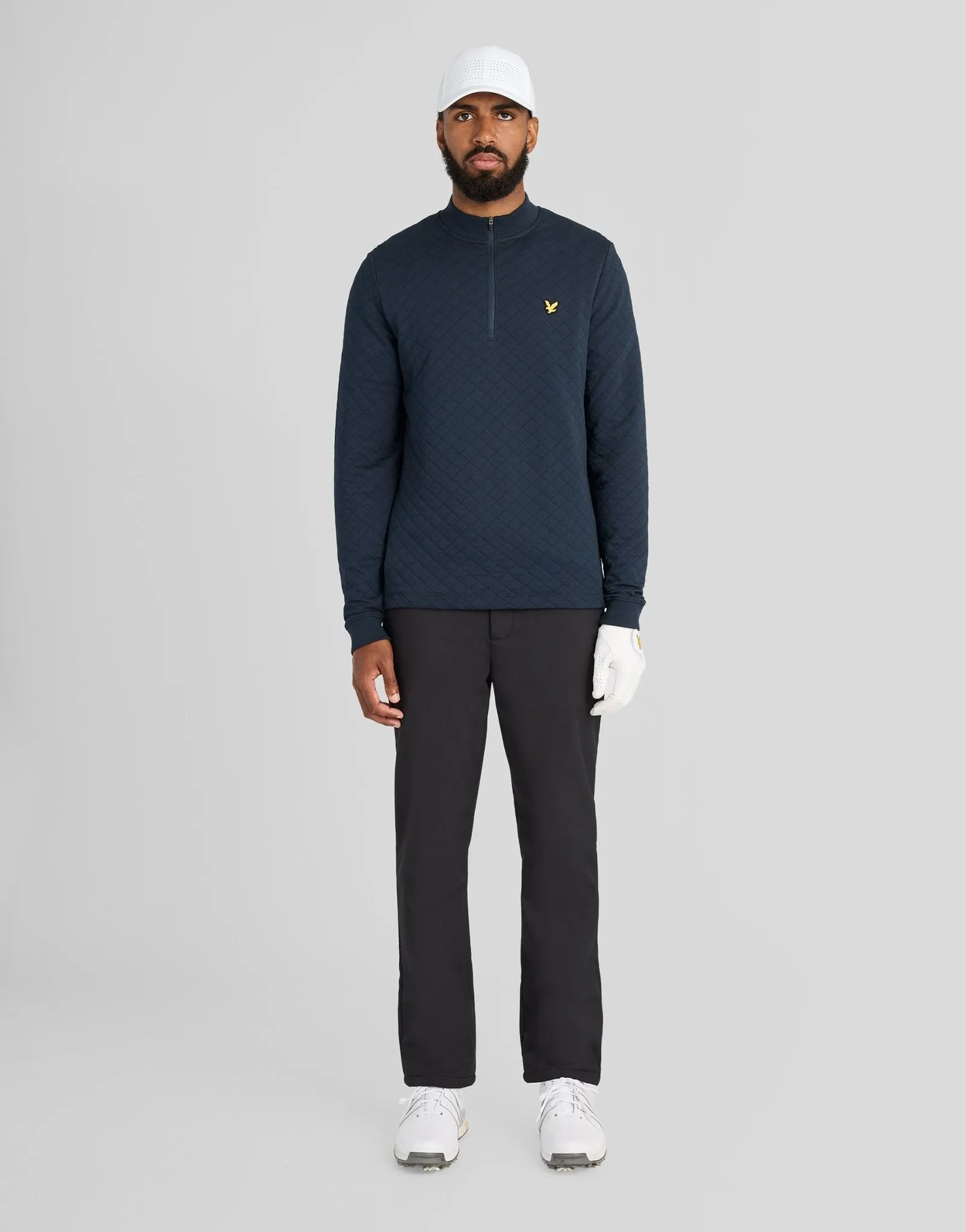 Quilted 1/4 Zip Midlayer sold by Lyle & Scott product image thumbnail 2