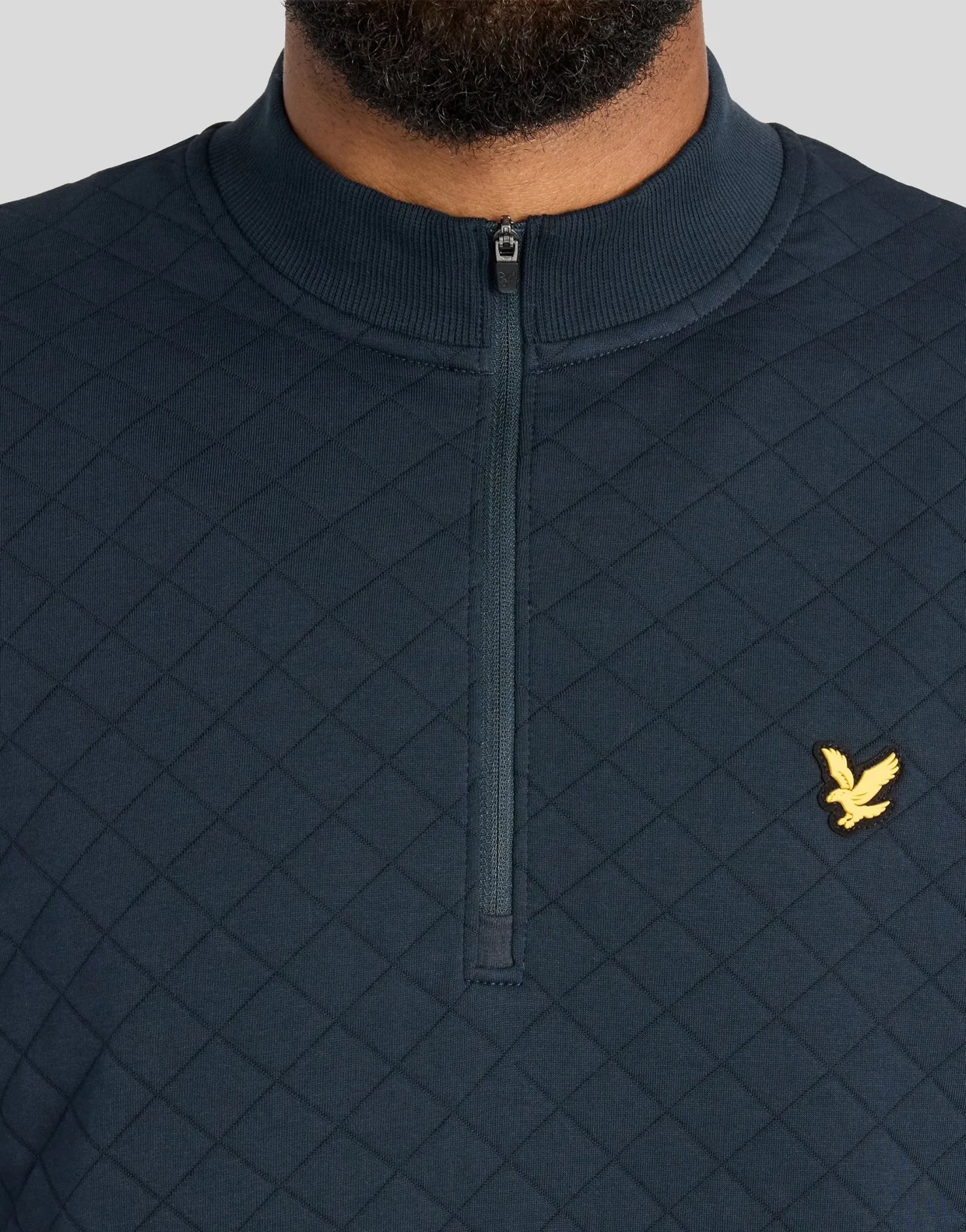 Quilted 1/4 Zip Midlayer sold by Lyle & Scott product image thumbnail 3
