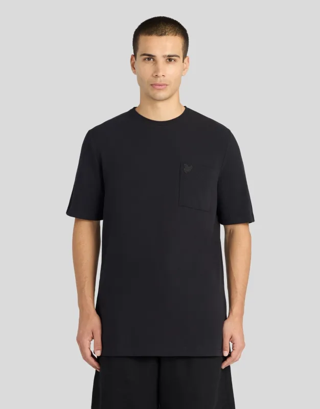 Pique Interlock Cotton T-Shirt made by Lyle & Scott