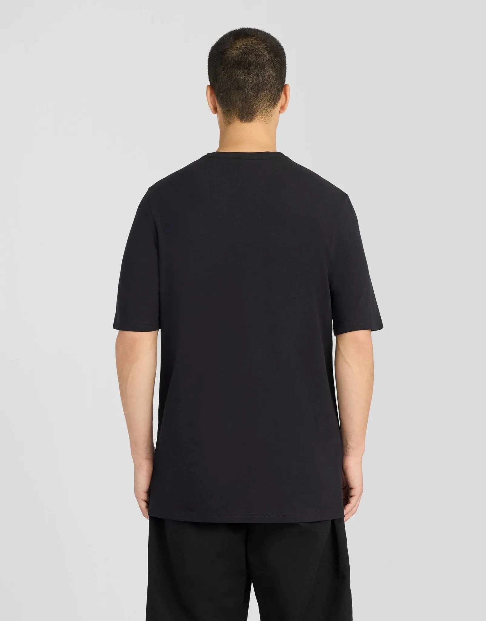 Pique Interlock Cotton T-Shirt sold by Lyle & Scott product image thumbnail 4