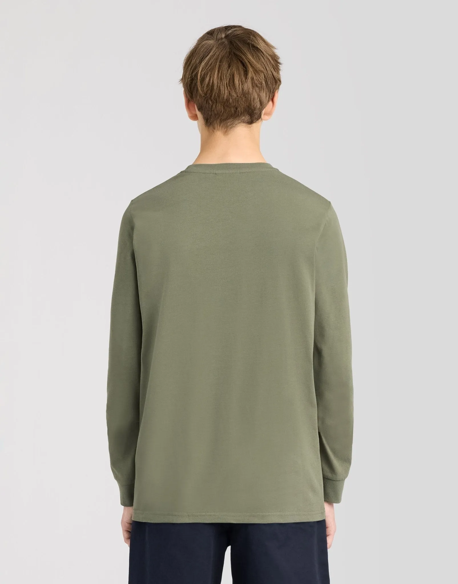 Long Sleeve Cotton T-Shirt sold by Lyle & Scott product image thumbnail 4