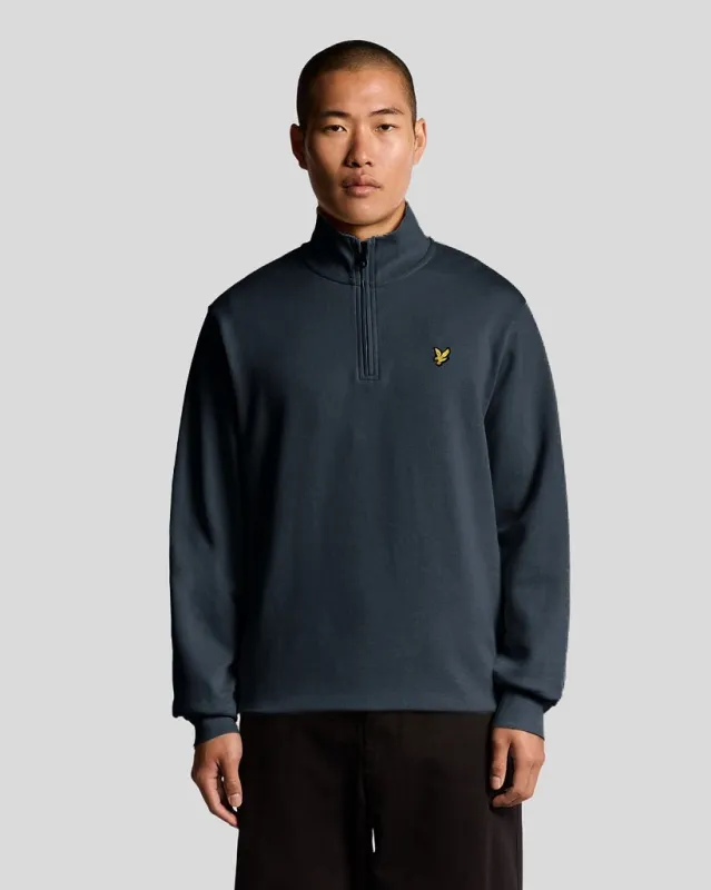 Everyday 1/4 Zip Cotton Sweatshirt made by Lyle & Scott