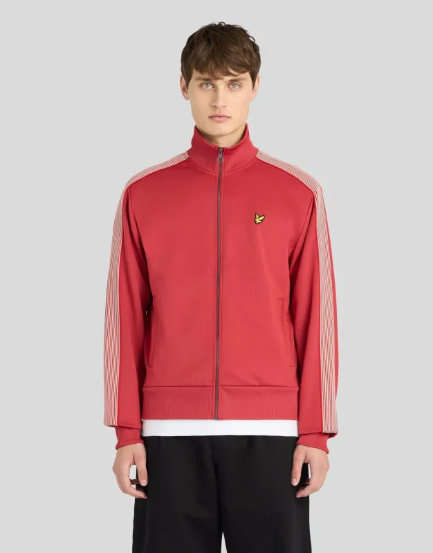 Striped Taped Track Jacket made by Lyle & Scott