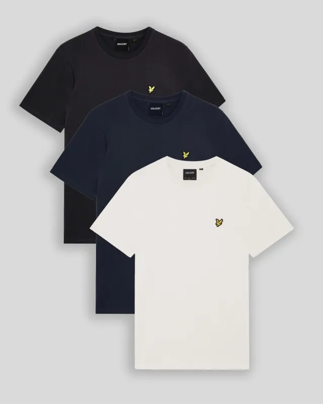Everyday Lightweight 3-Pack T-Shirt made by Lyle & Scott