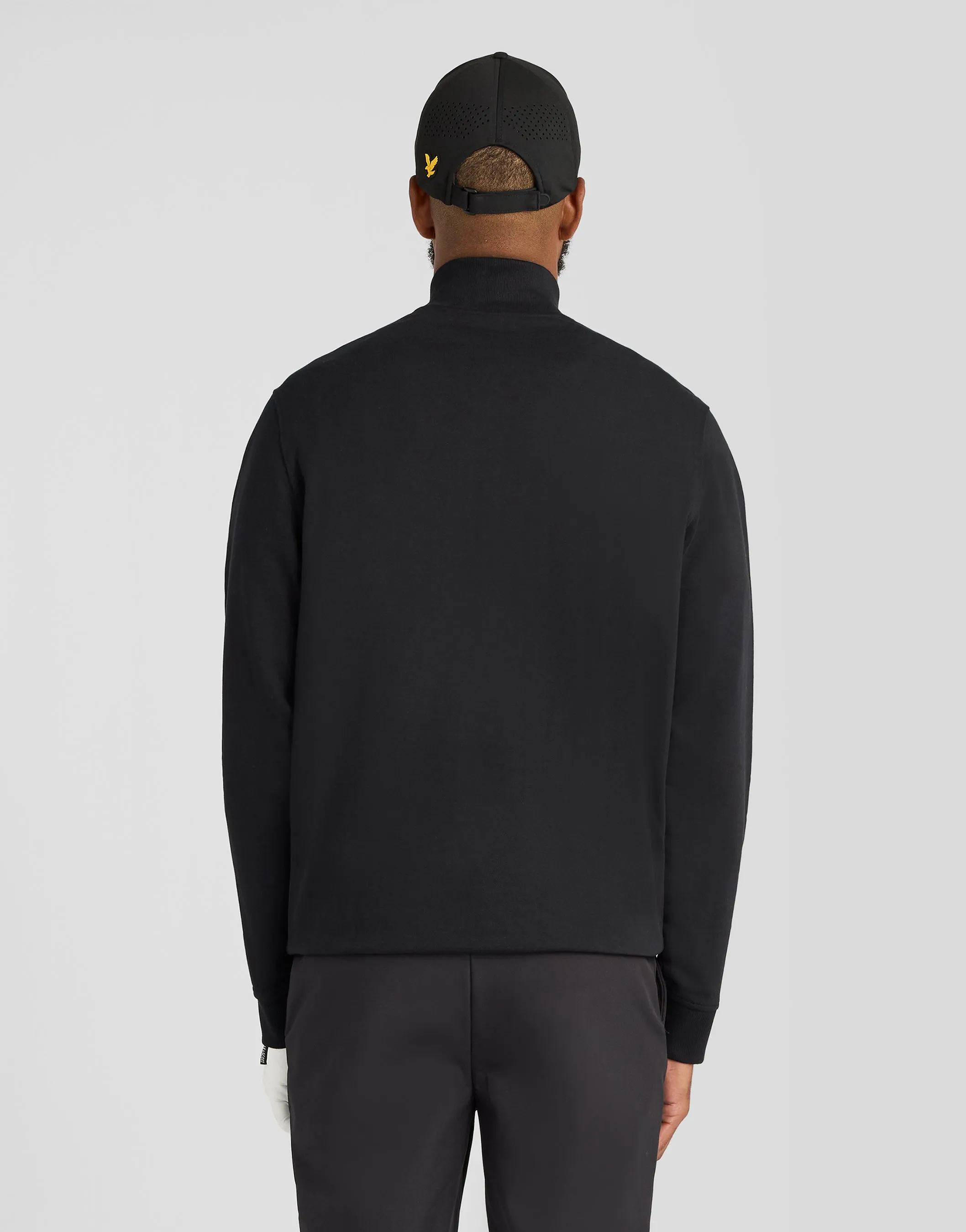 Green Eagle Cotton 1/4 Zip Midlayer sold by Lyle & Scott product image thumbnail 4