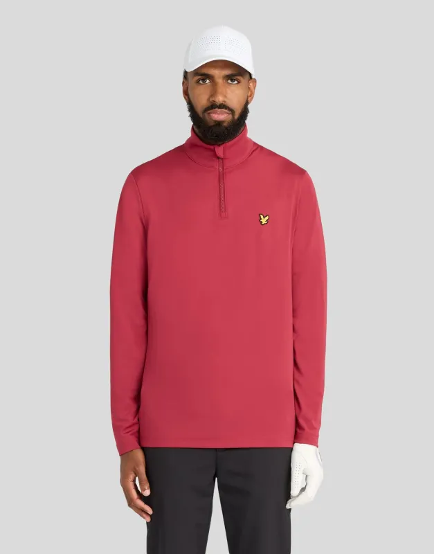 Performance 1/4 Zip Midlayer made by Lyle & Scott