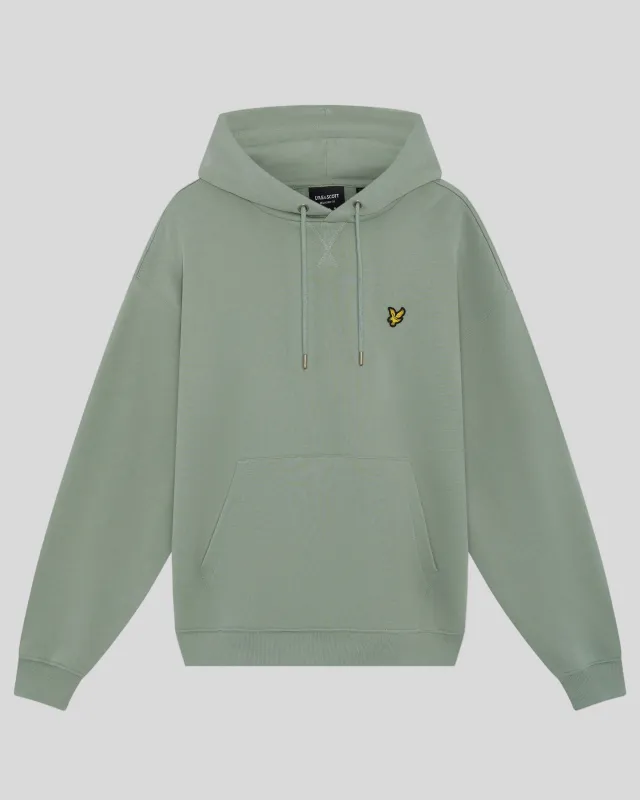 Heavyweight Loopback Cotton Hoodie made by Lyle & Scott