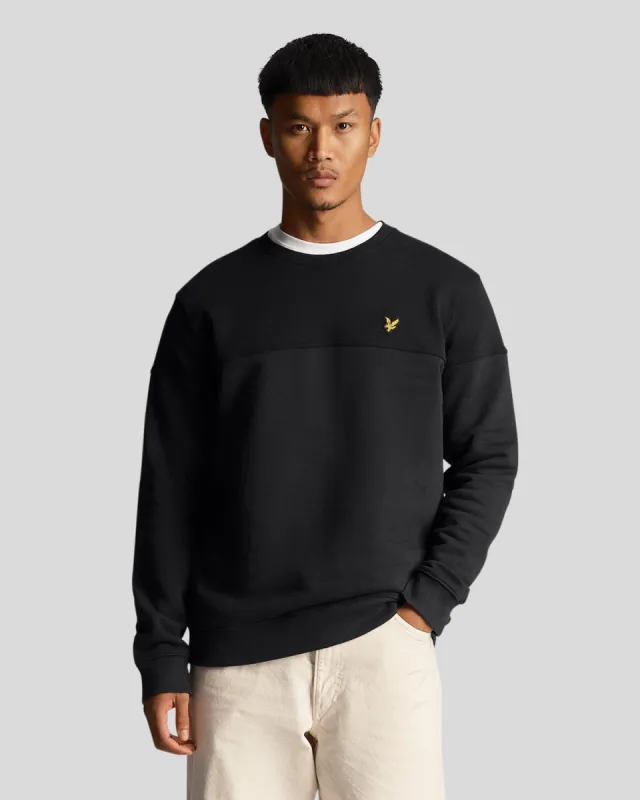 Textured Crew Neck Sweatshirt sold by Lyle & Scott