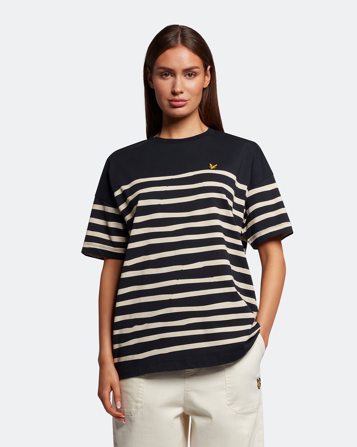 Womens Chandler Breton T-Shirt sold by Lyle & Scott