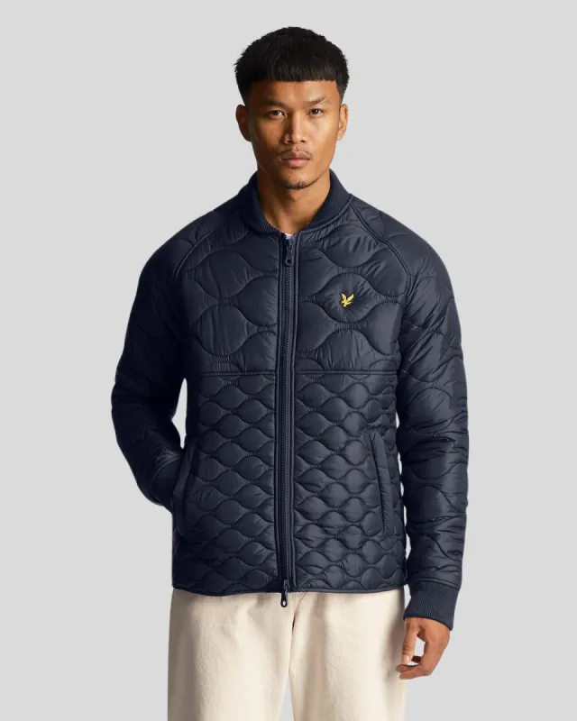 Quilted Bomber Jacket sold by Lyle & Scott