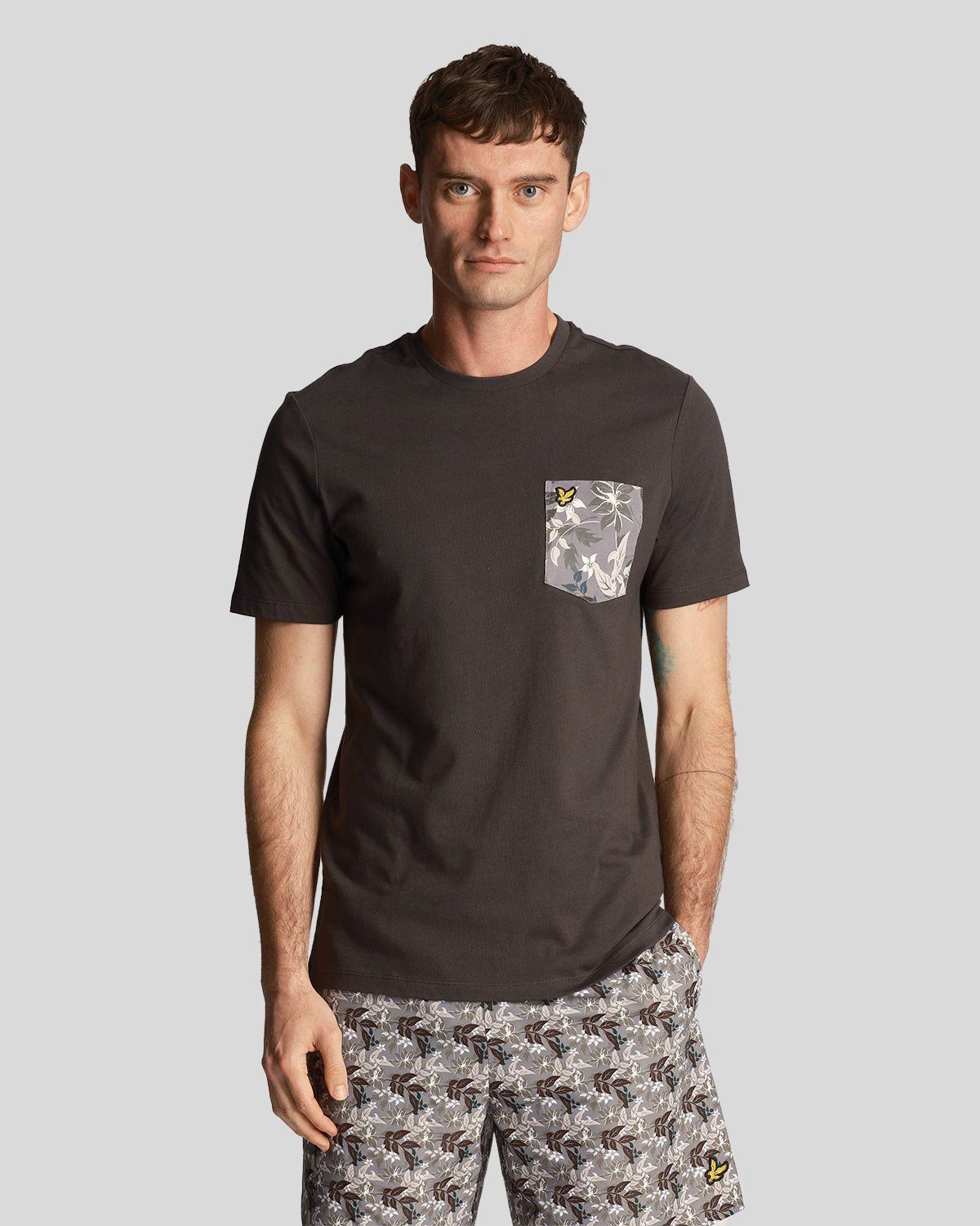 Floral Print Pocket T-Shirt sold by Lyle & Scott