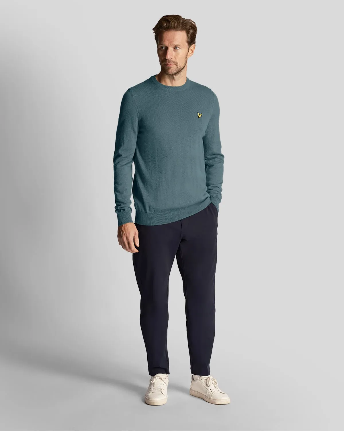 Golf Crew Neck Jumper sold by Lyle & Scott product image thumbnail 2
