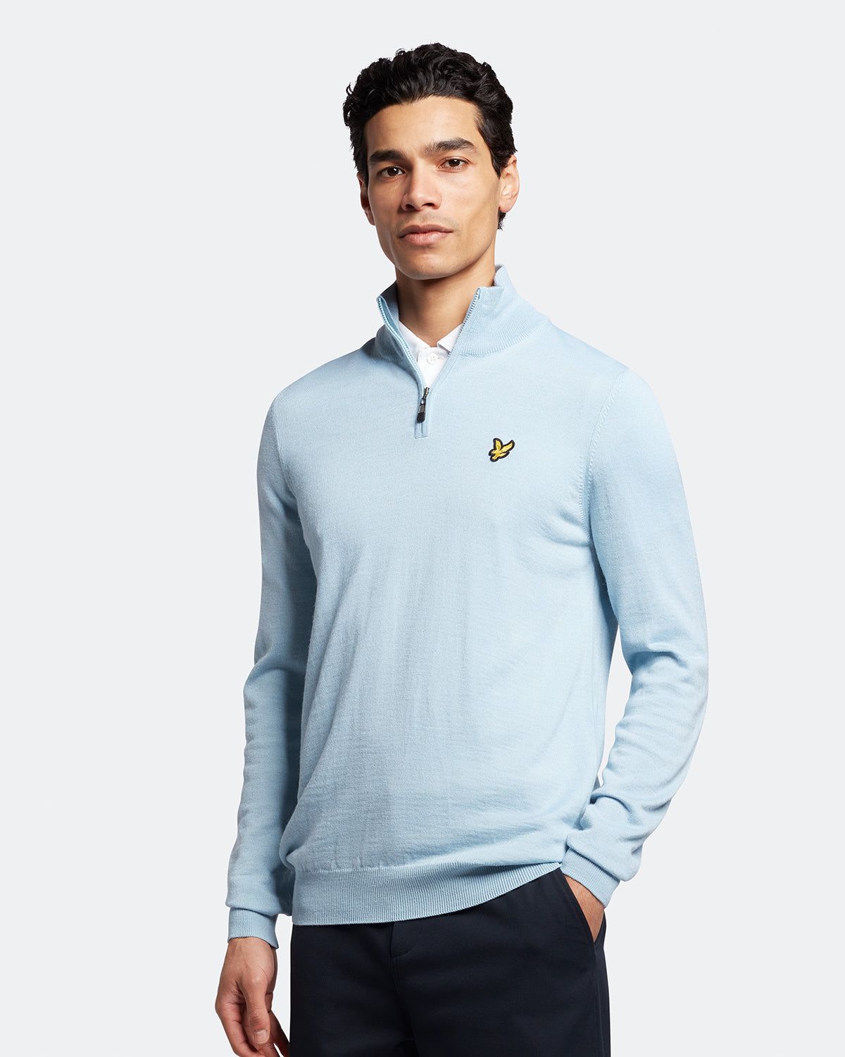 Golf Core 1/4 Zip Merino Jumper sold by Lyle & Scott