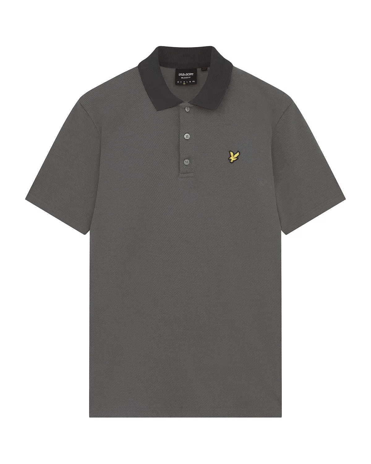 Tonal Texture Polo Shirt sold by Lyle & Scott product image thumbnail 5