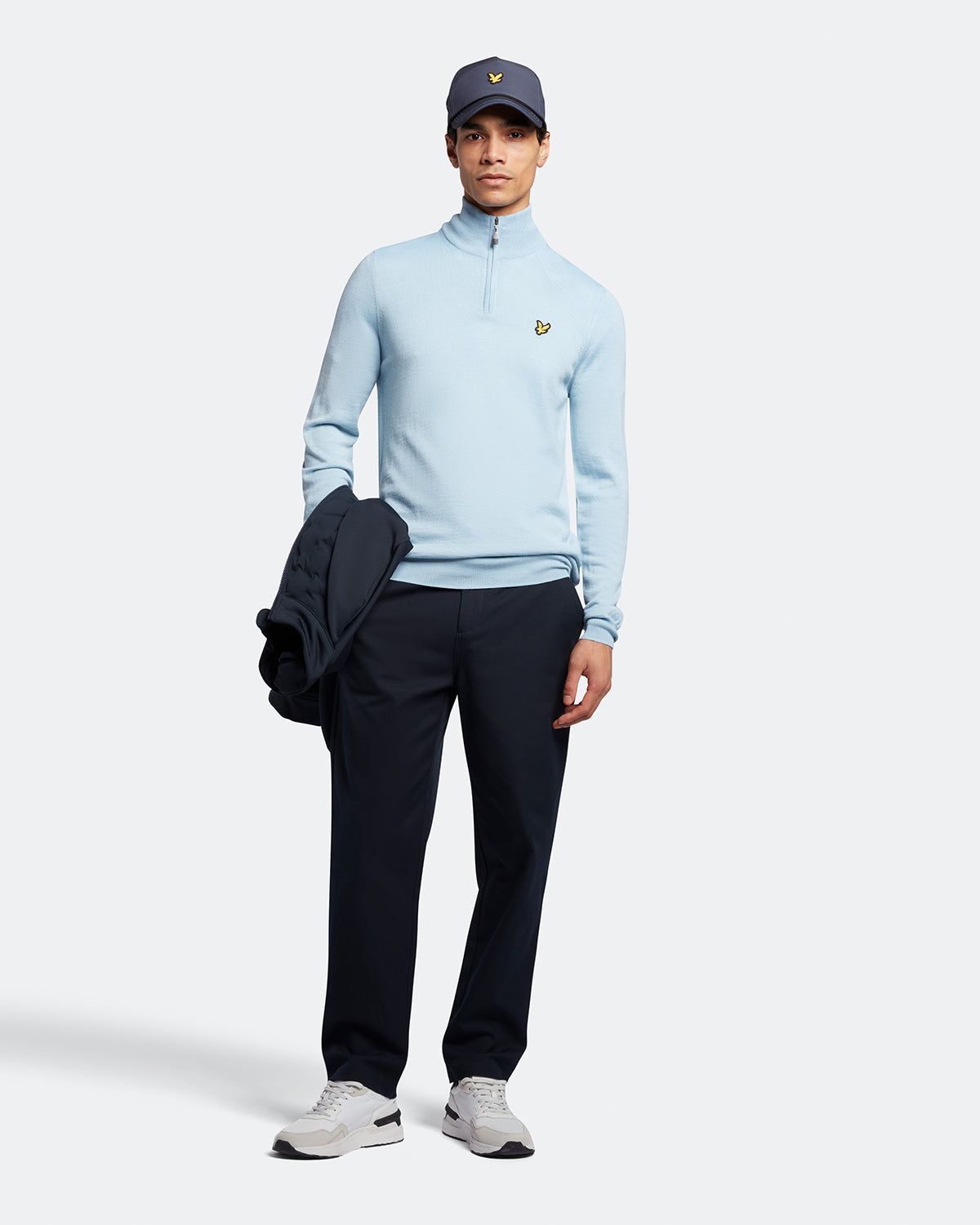 Golf Core 1/4 Zip Merino Jumper sold by Lyle & Scott product image thumbnail 2