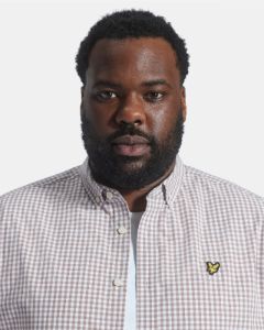 Short Sleeve Gingham Shirt Plus sold by Lyle & Scott