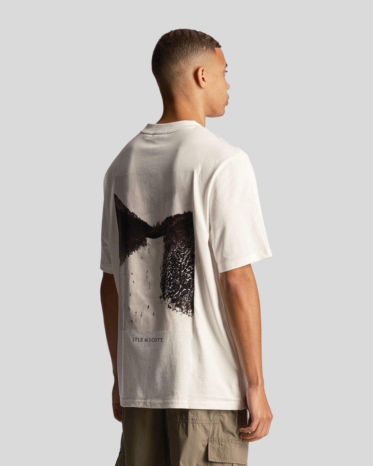 Ski Slope Graphic T-Shirt sold by Lyle & Scott