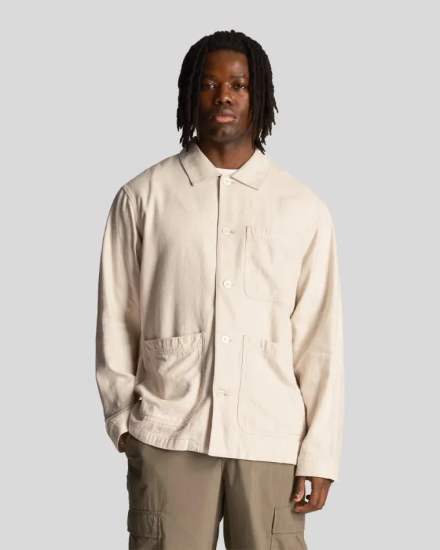 Flax Overshirt sold by Lyle & Scott
