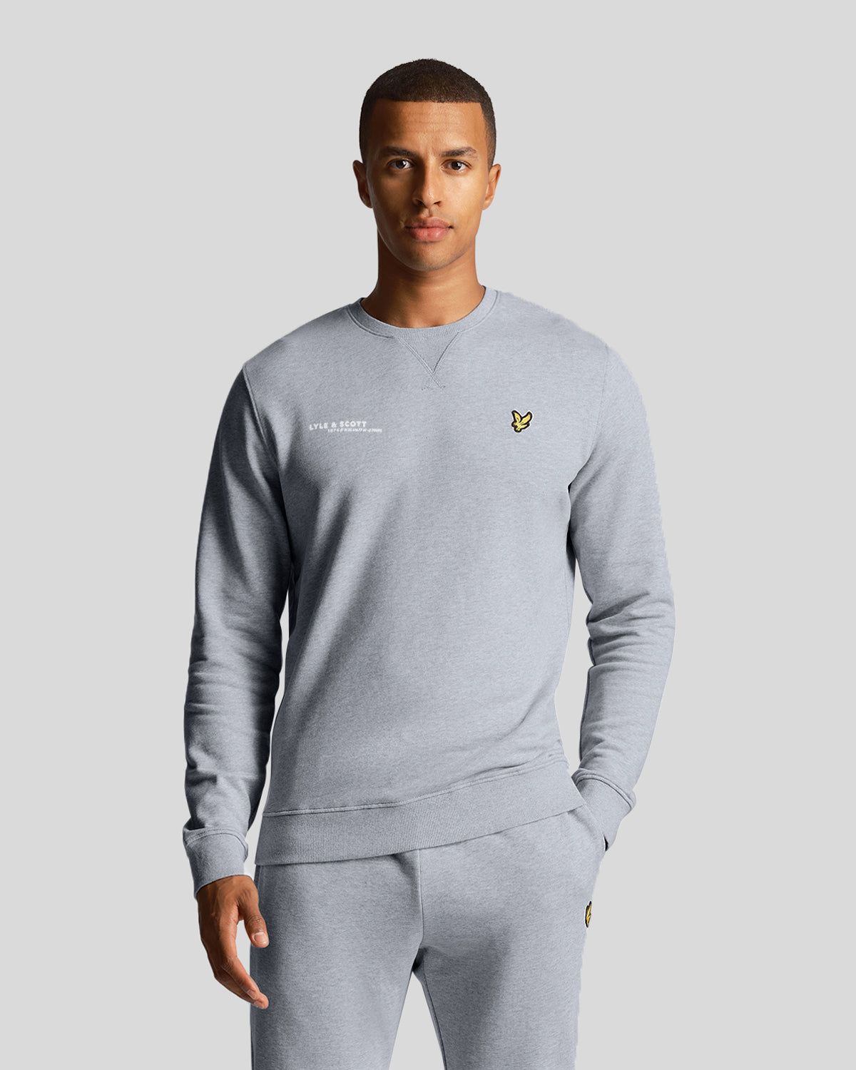 Crew Neck Sweatshirt Co-Ordinates Print sold by Lyle & Scott