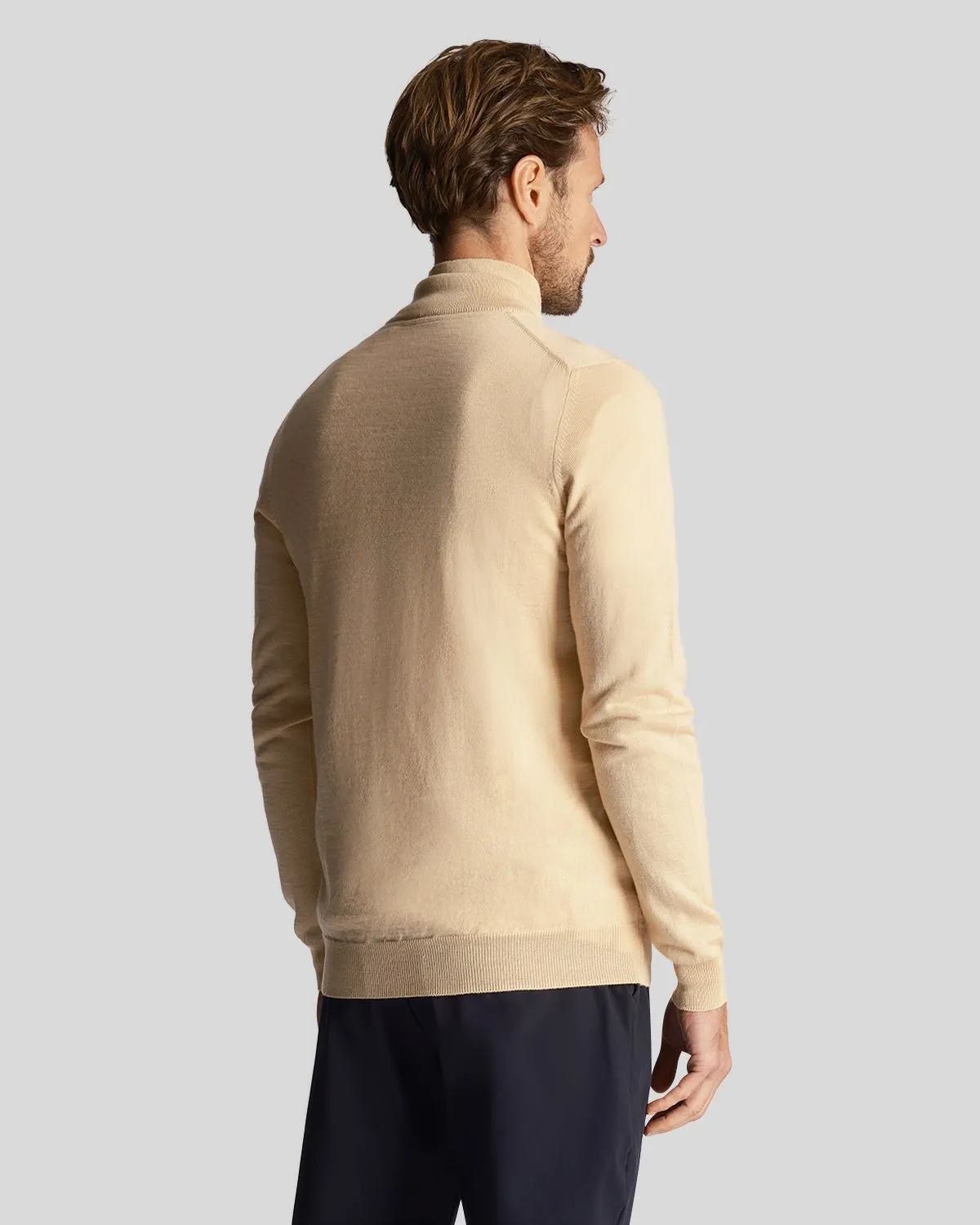 Golf Core 1/4 Zip Merino Jumper sold by Lyle & Scott product image thumbnail 3