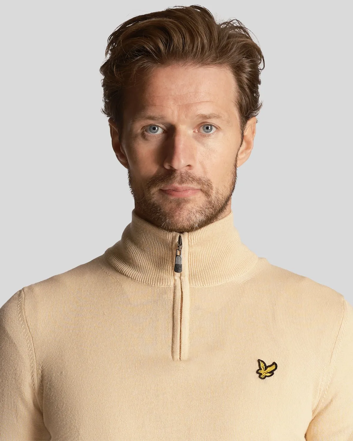 Golf Core 1/4 Zip Merino Jumper sold by Lyle & Scott product image thumbnail 4