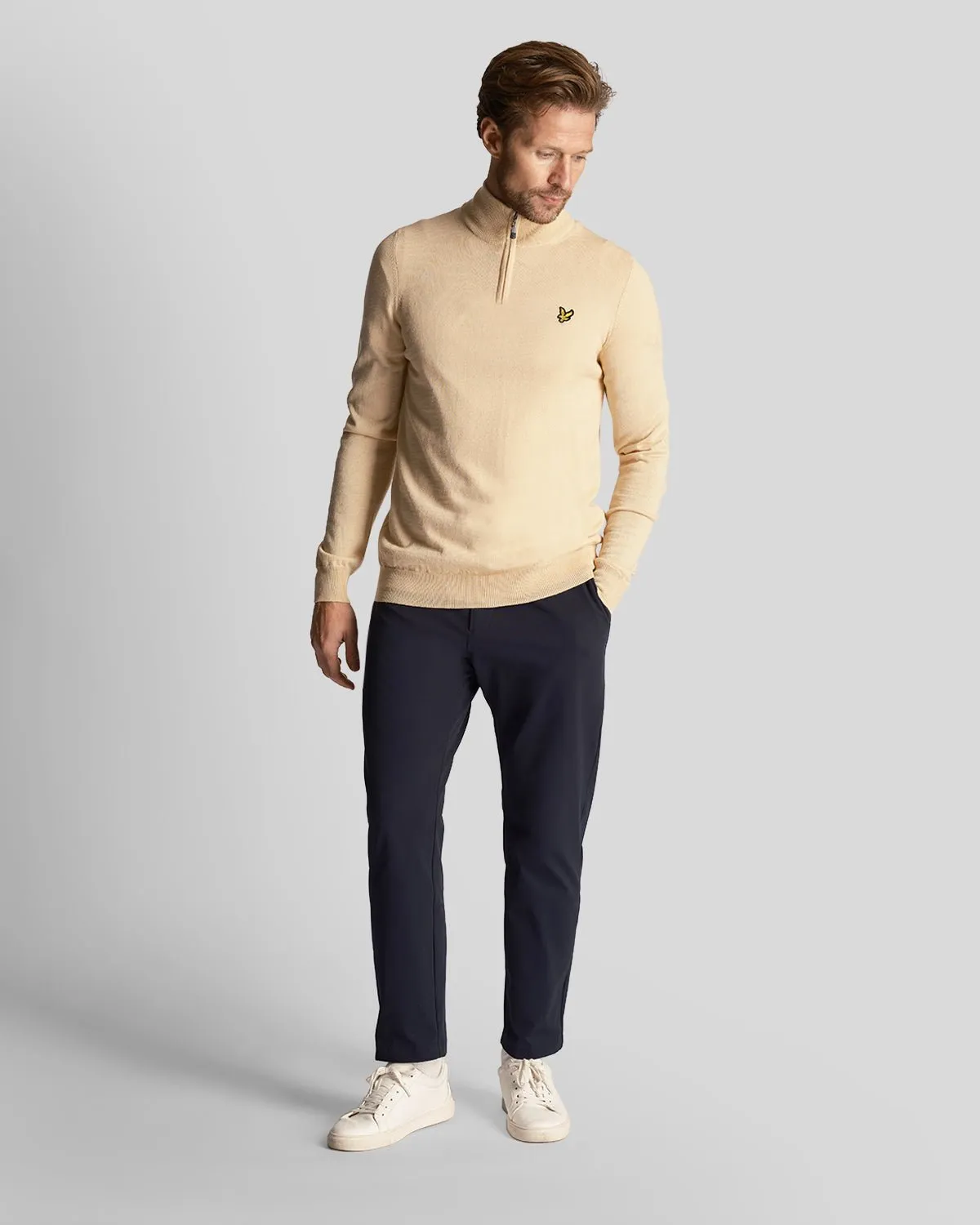 Golf Core 1/4 Zip Merino Jumper sold by Lyle & Scott product image thumbnail 2