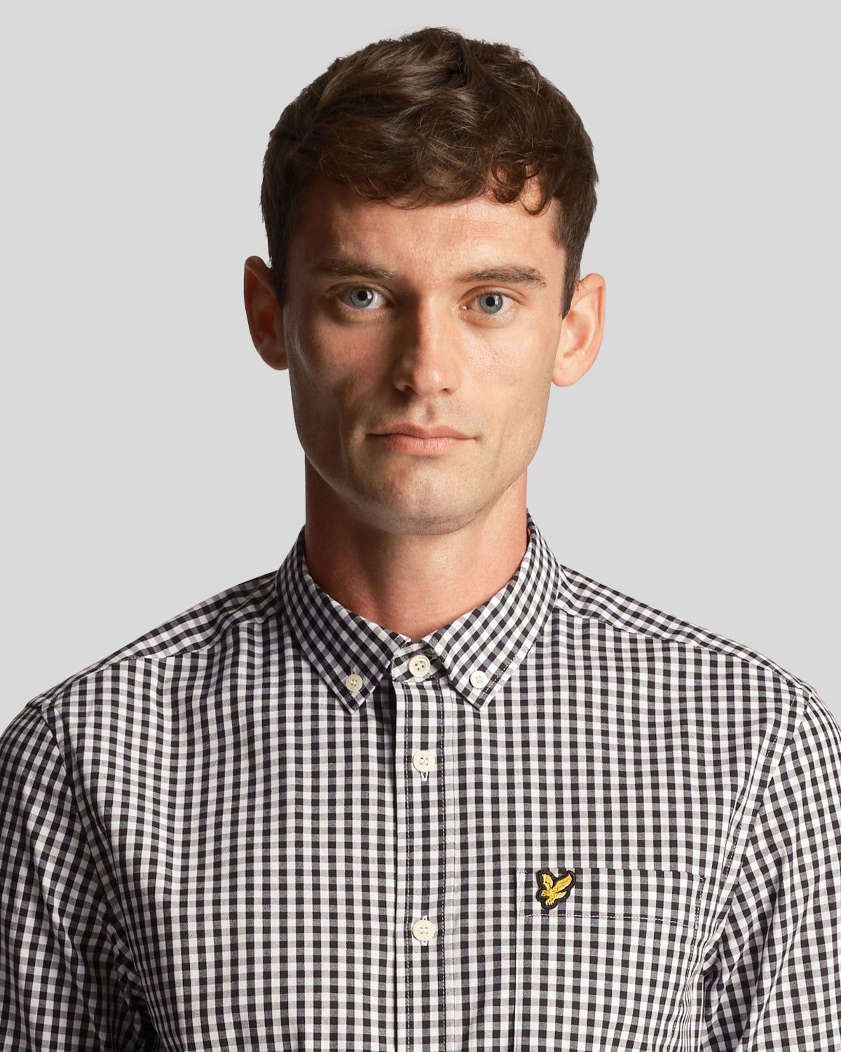 Long Sleeve Gingham Shirt sold by Lyle & Scott product image thumbnail 4