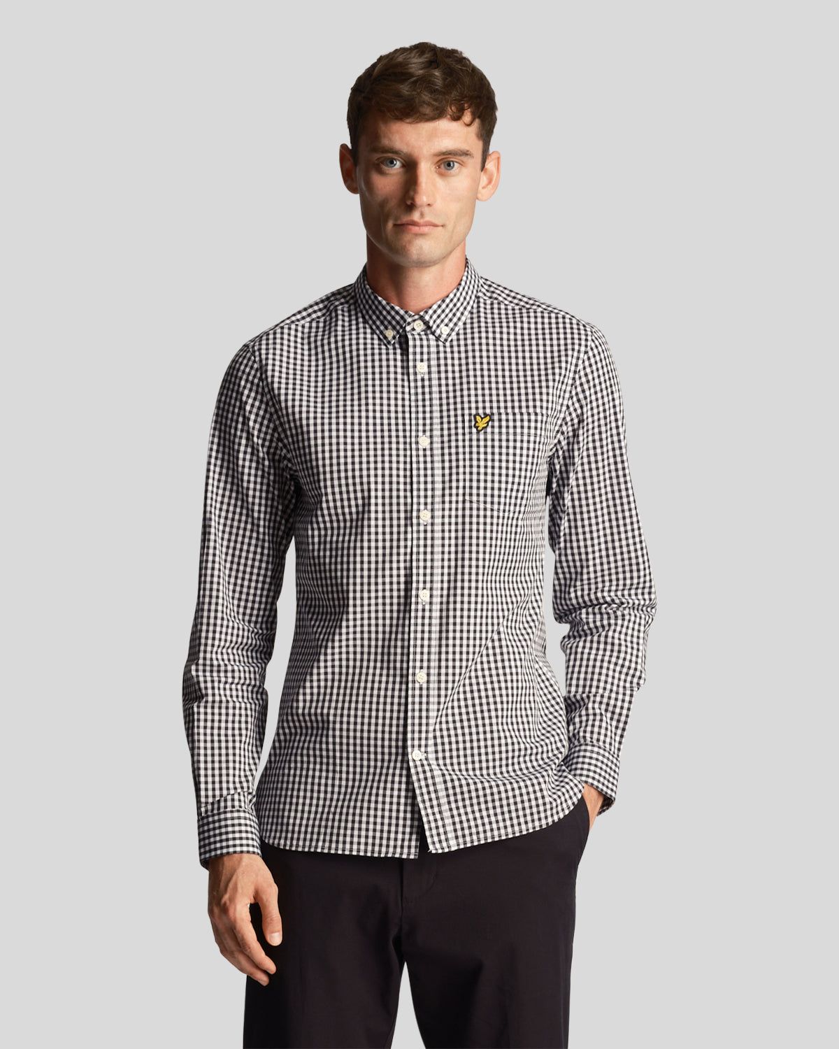 Long Sleeve Gingham Shirt sold by Lyle & Scott