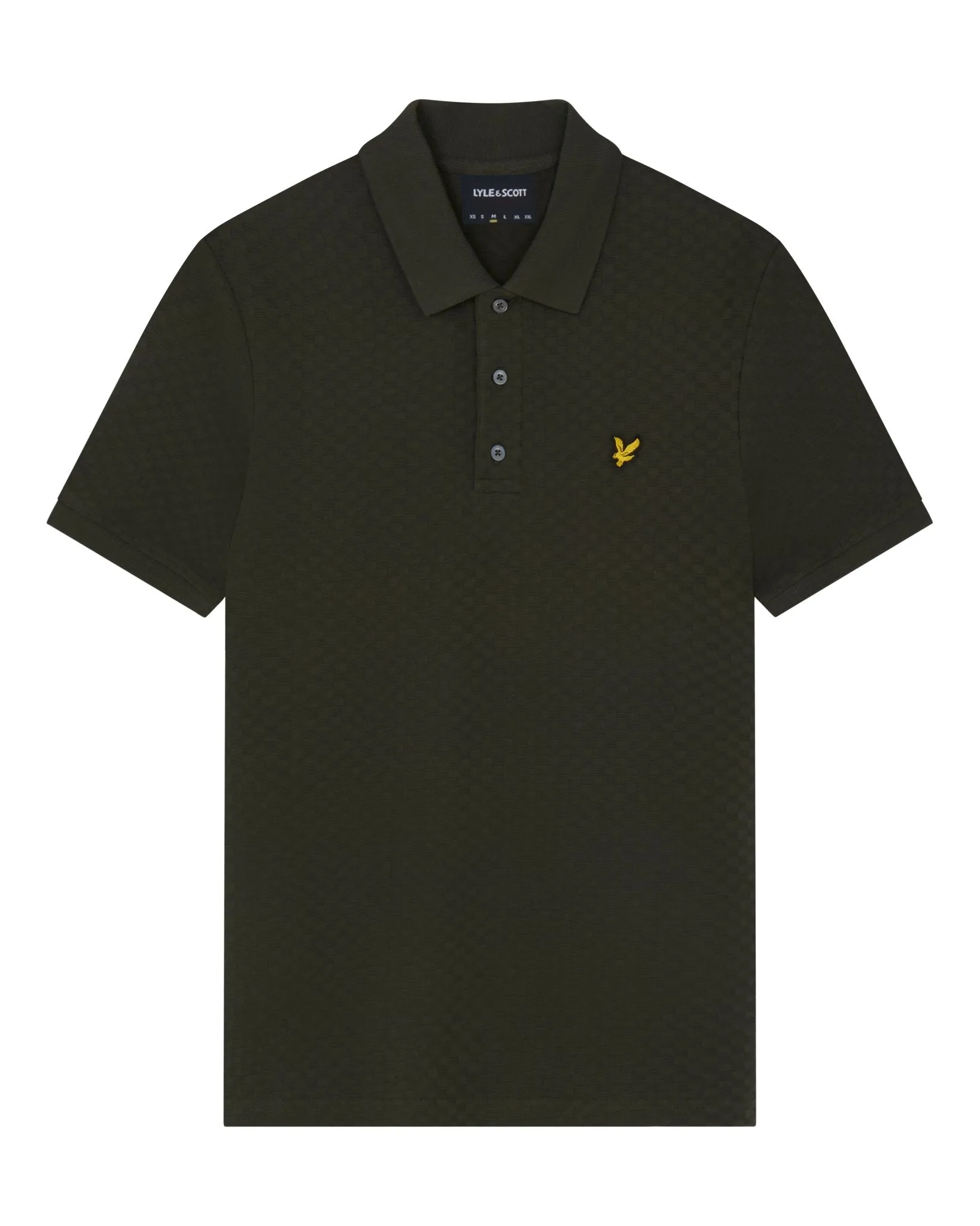 Grid Texture Polo Shirt sold by Lyle & Scott product image thumbnail 5
