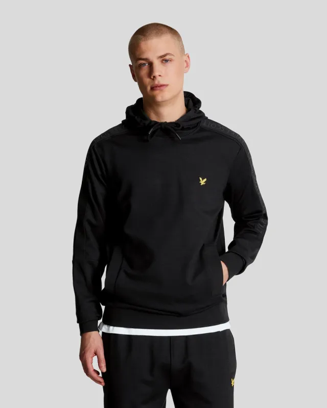Sports Pocket Branded Hoodie made by Lyle & Scott