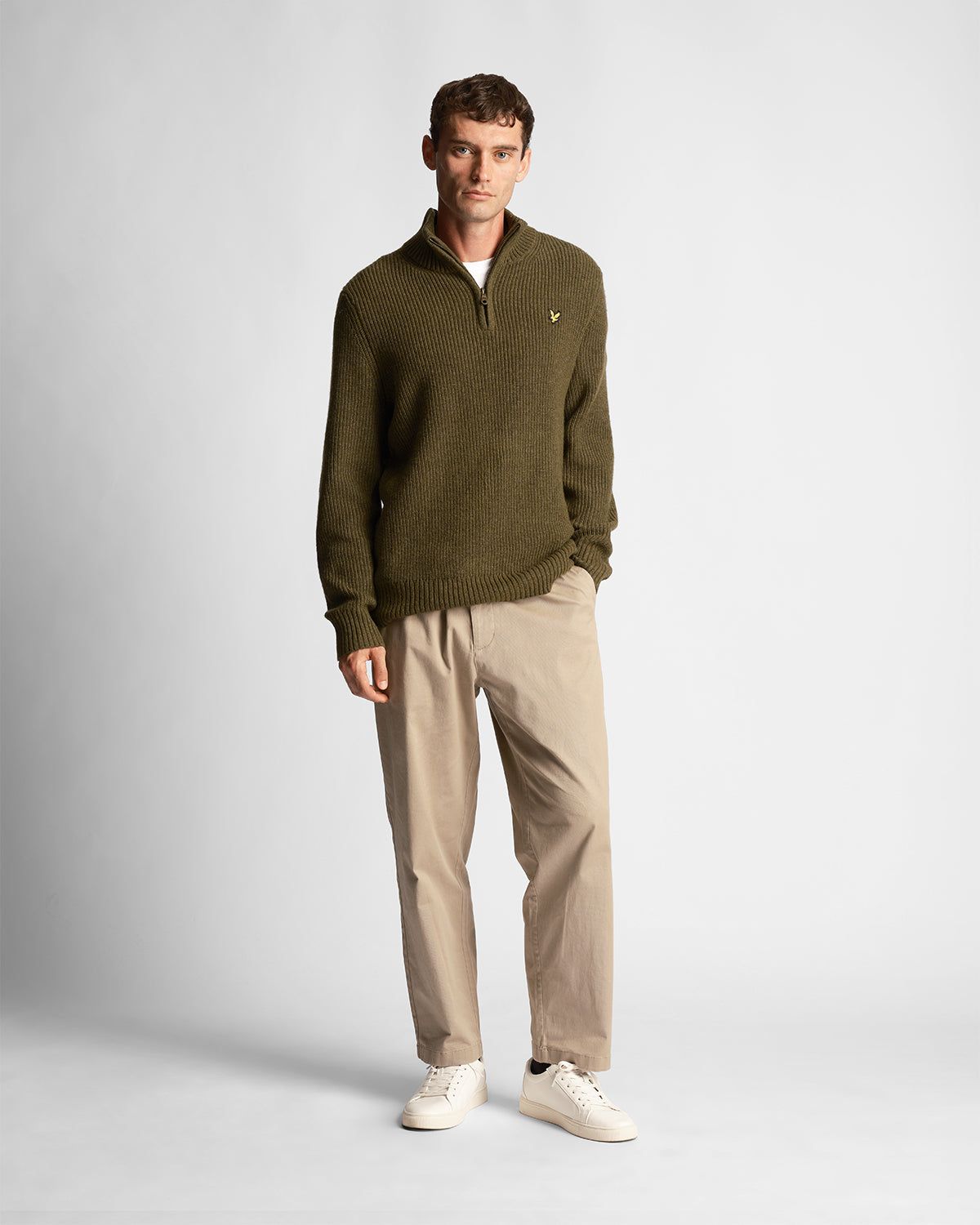 Ribbed Quarter Zip Jumper sold by Lyle & Scott product image thumbnail 2