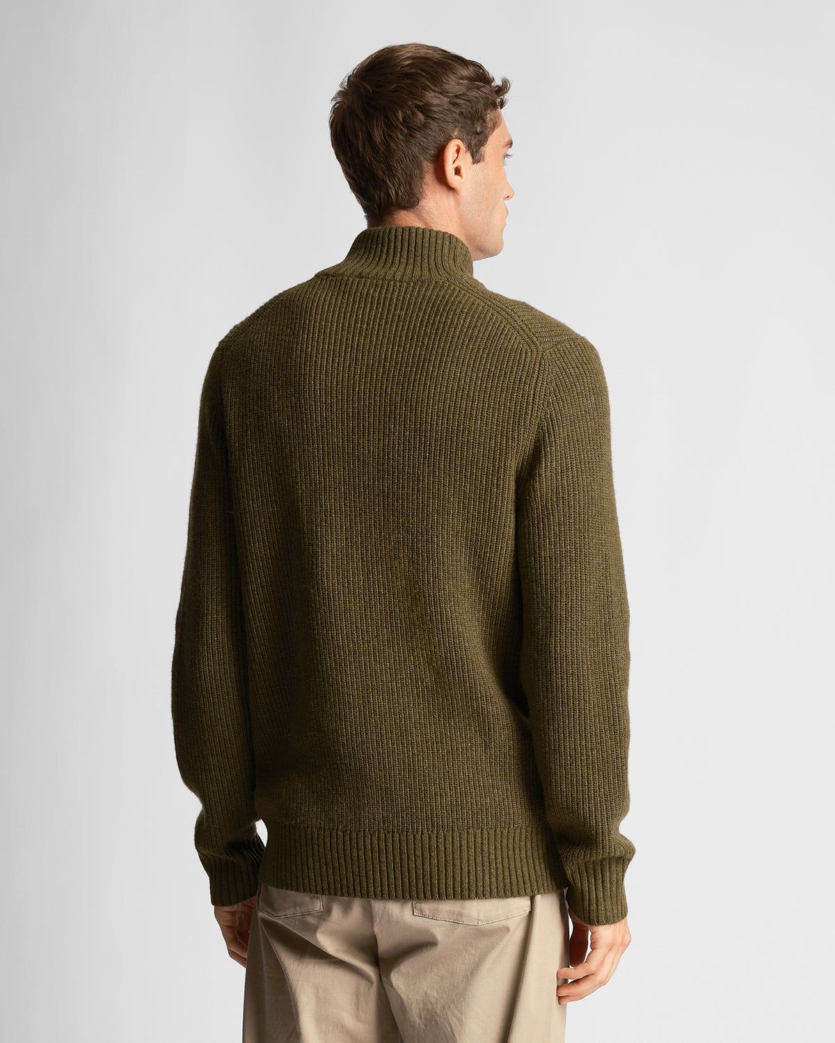 Ribbed Quarter Zip Jumper sold by Lyle & Scott product image thumbnail 3