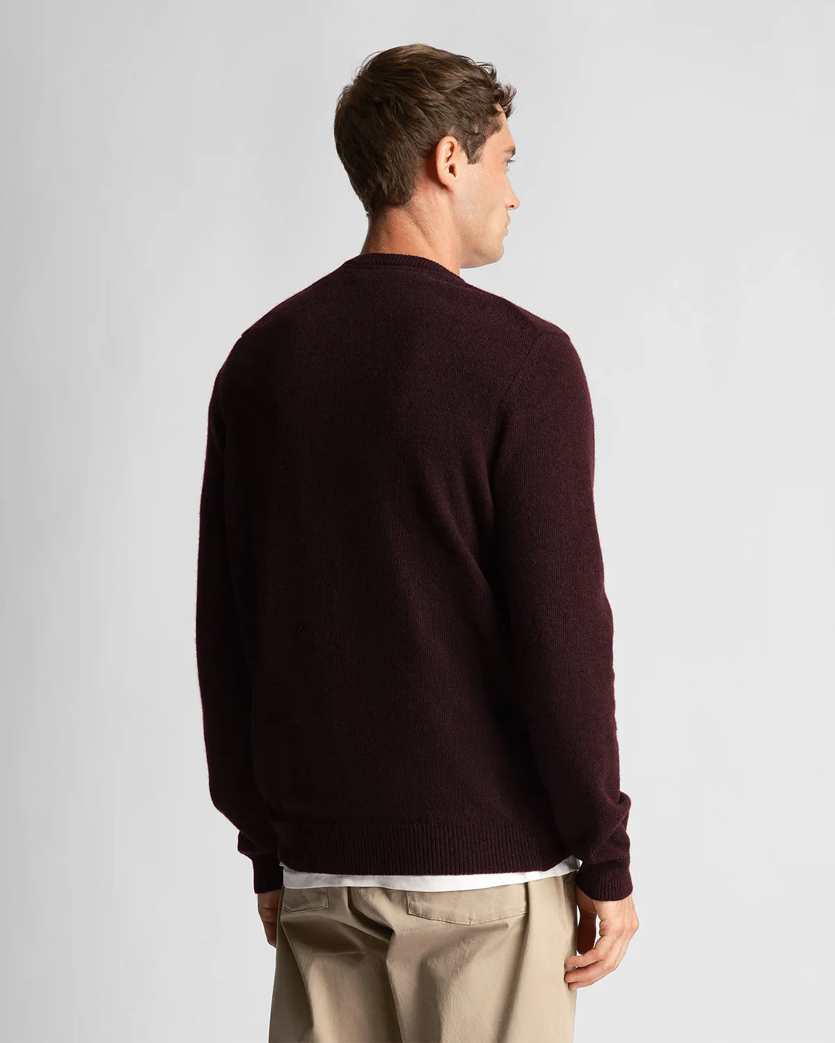 Crew Neck Lambswool Jumper sold by Lyle & Scott product image thumbnail 3
