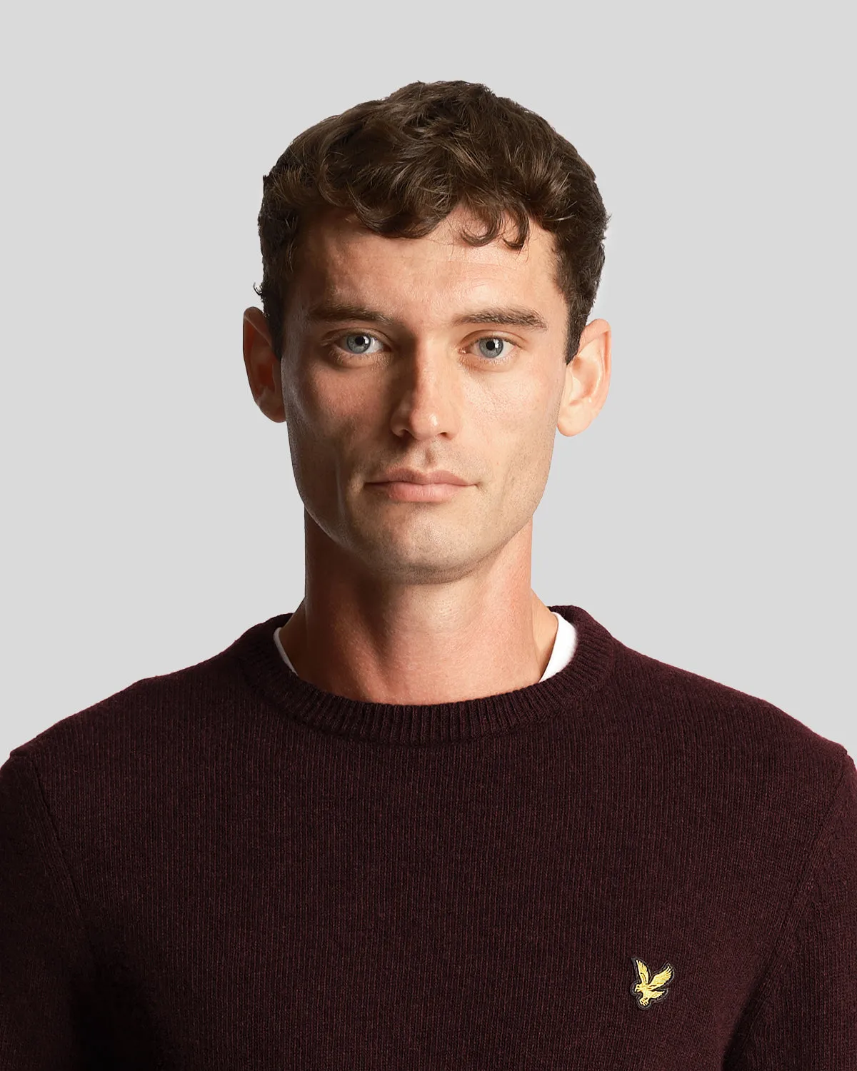 Crew Neck Lambswool Jumper sold by Lyle & Scott product image thumbnail 4