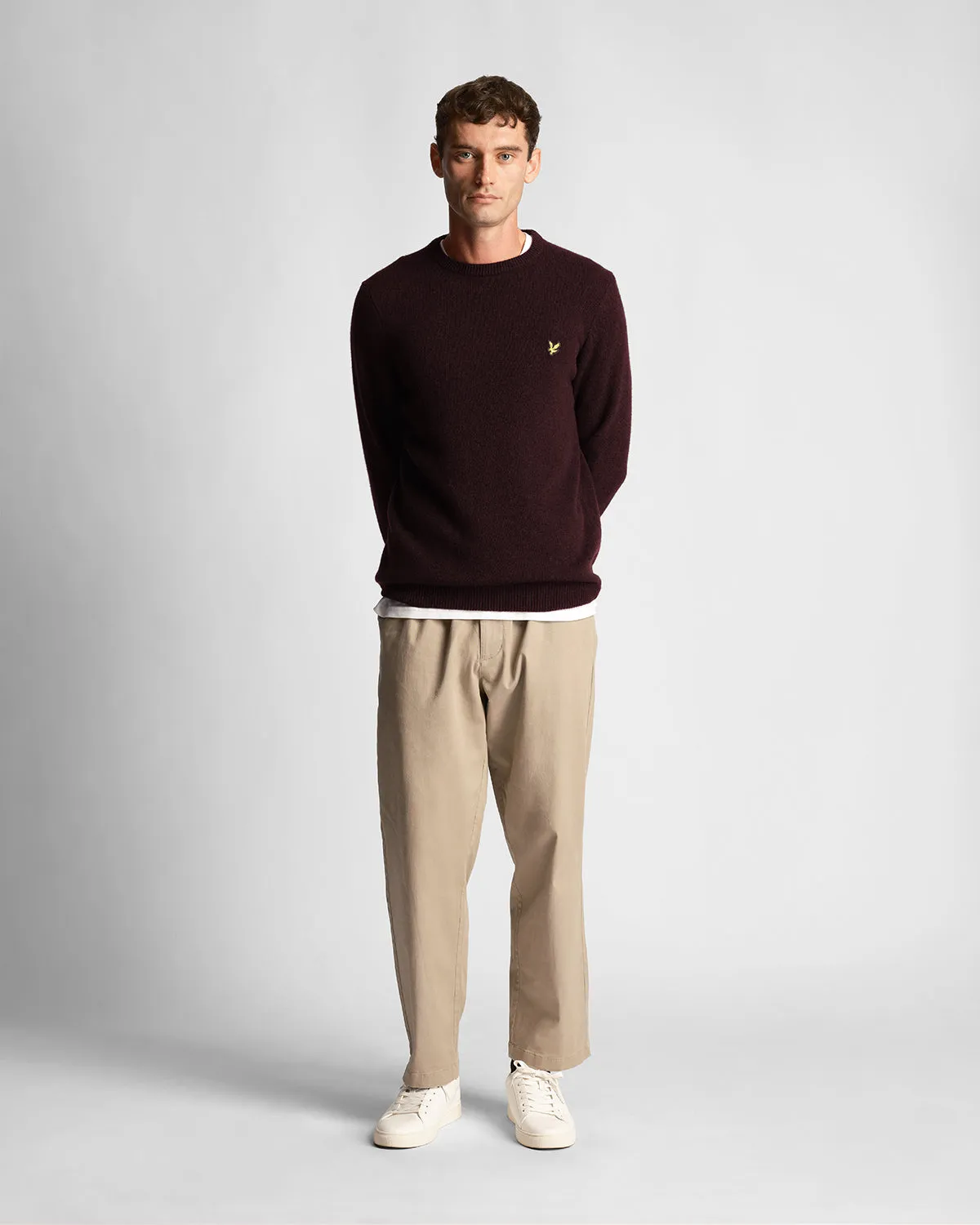 Crew Neck Lambswool Jumper sold by Lyle & Scott product image thumbnail 2