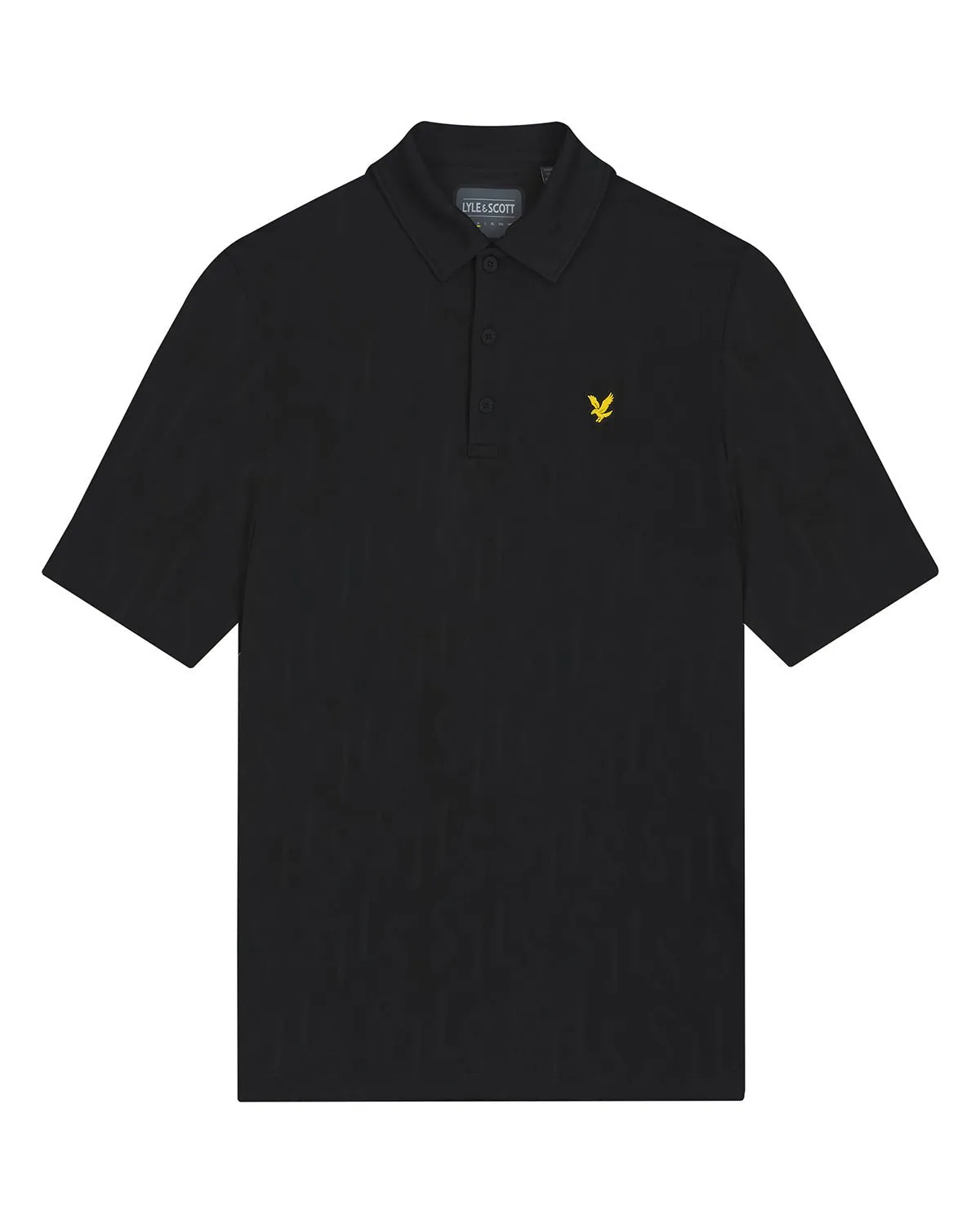 Golf Monogram Jacquard Polo Shirt sold by Lyle & Scott product image thumbnail 5