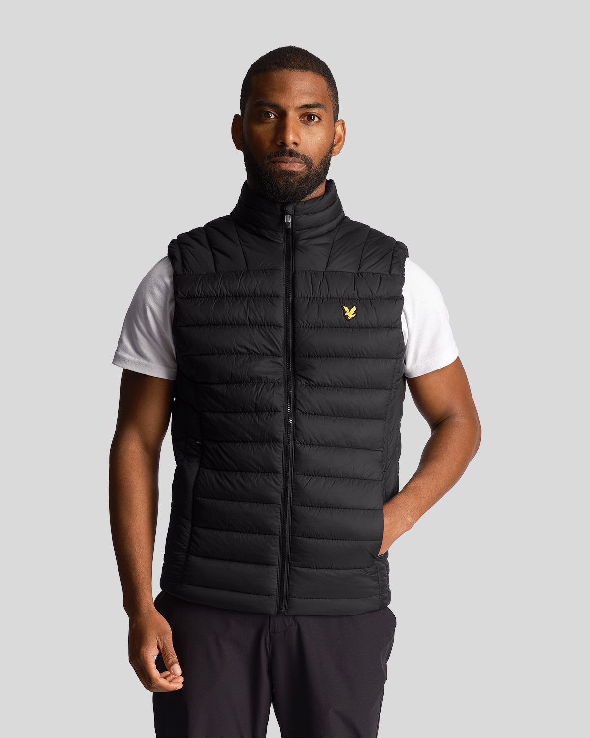 Sports Lightweight Quilted Collar Gilet sold by Lyle & Scott