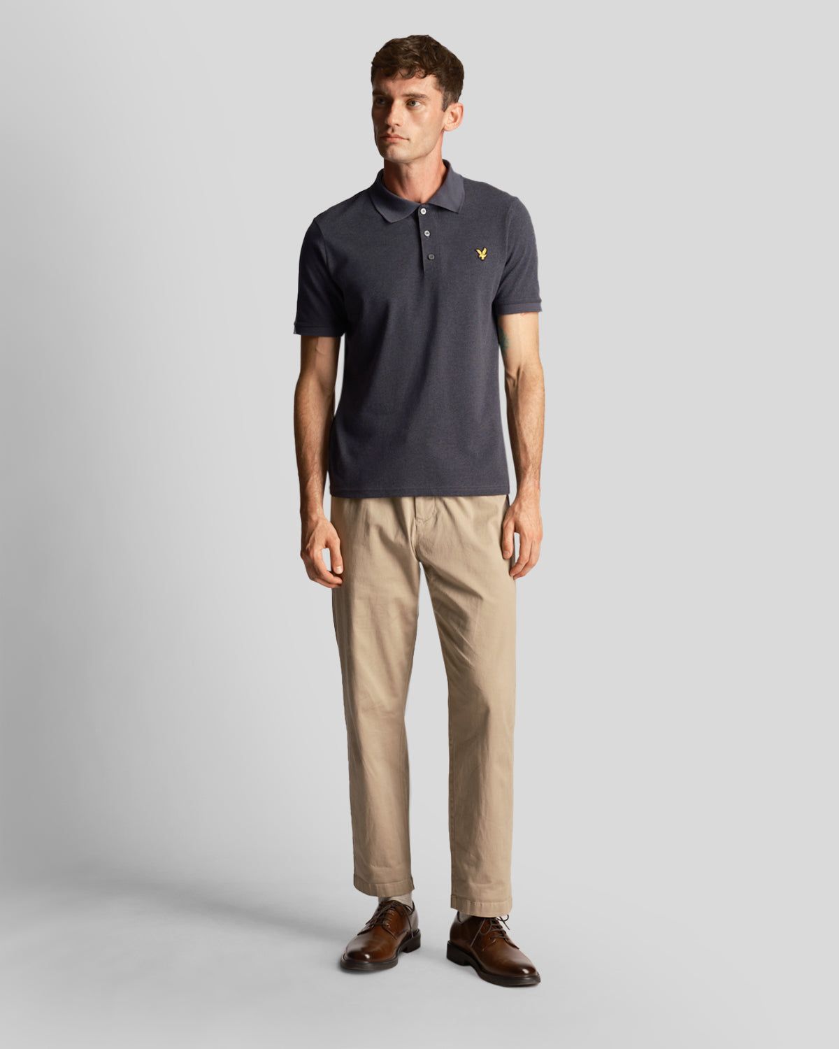 Marl Polo Shirt sold by Lyle & Scott product image thumbnail 2