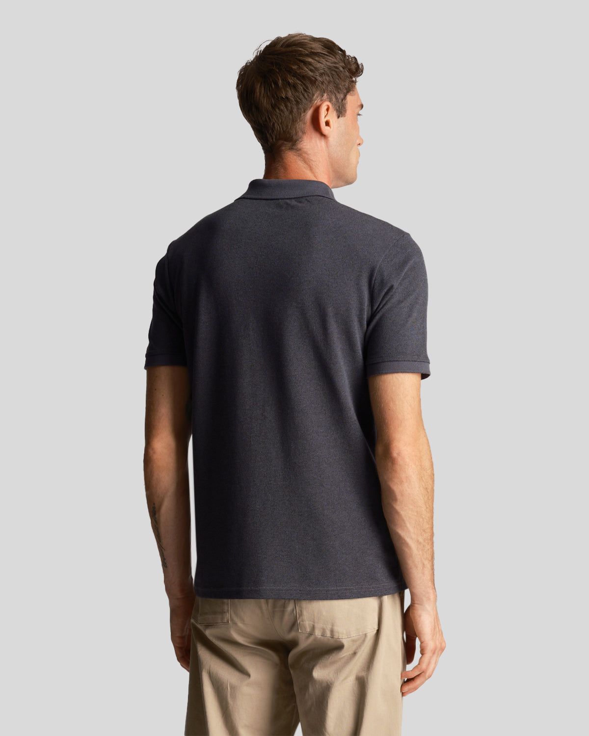 Marl Polo Shirt sold by Lyle & Scott product image thumbnail 3