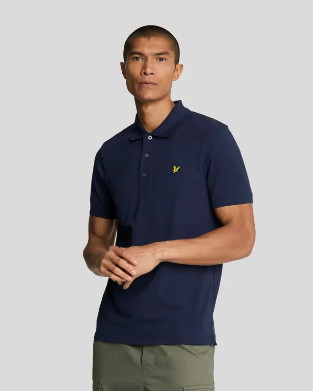 Long Sleeve Cotton Polo Shirt sold by Lyle & Scott