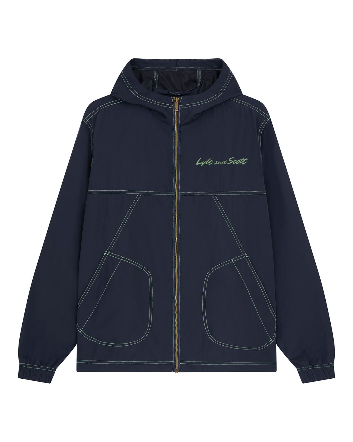 Contrast Stitch Hooded Jacket sold by Lyle & Scott product image thumbnail 5