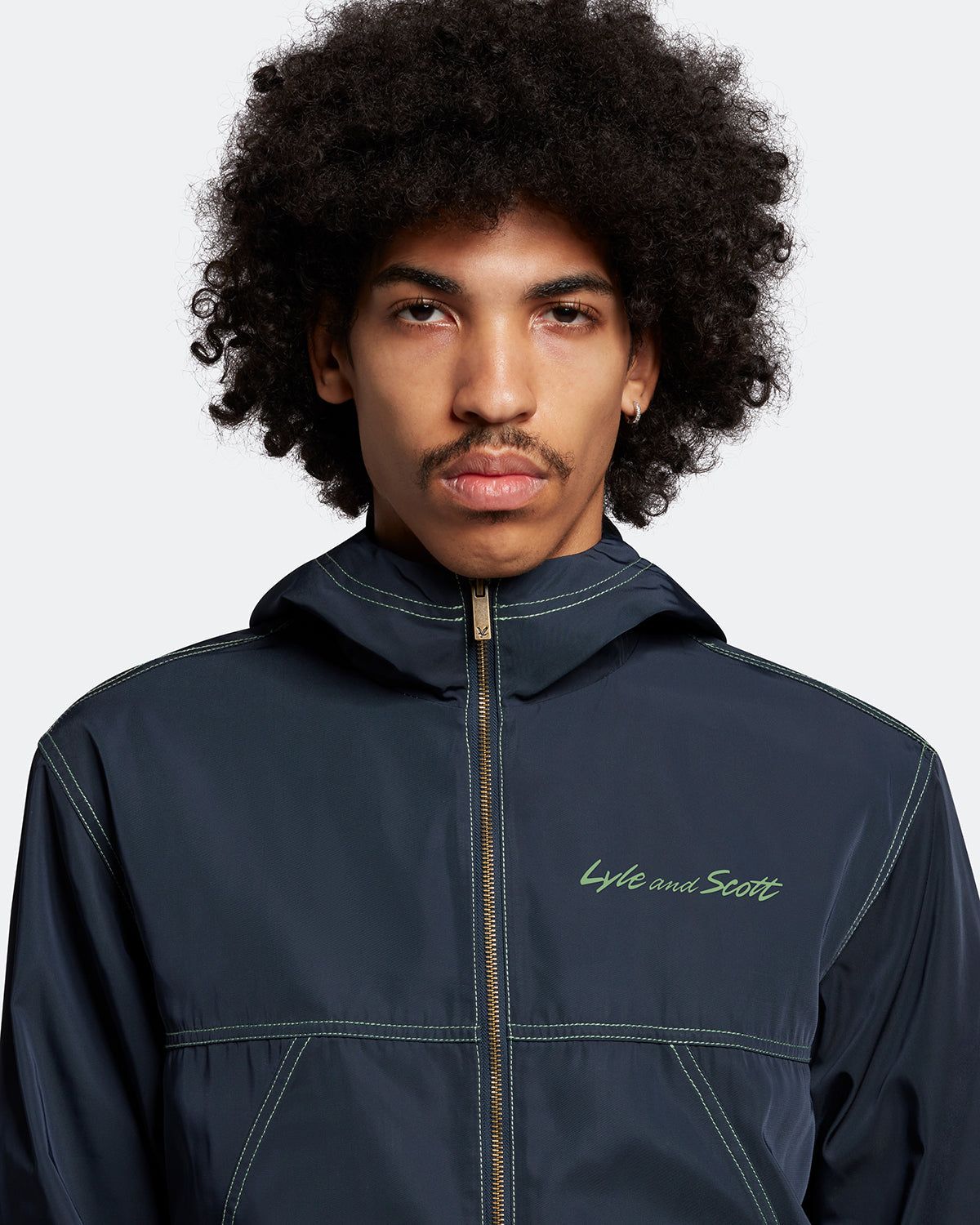 Contrast Stitch Hooded Jacket sold by Lyle & Scott product image thumbnail 4