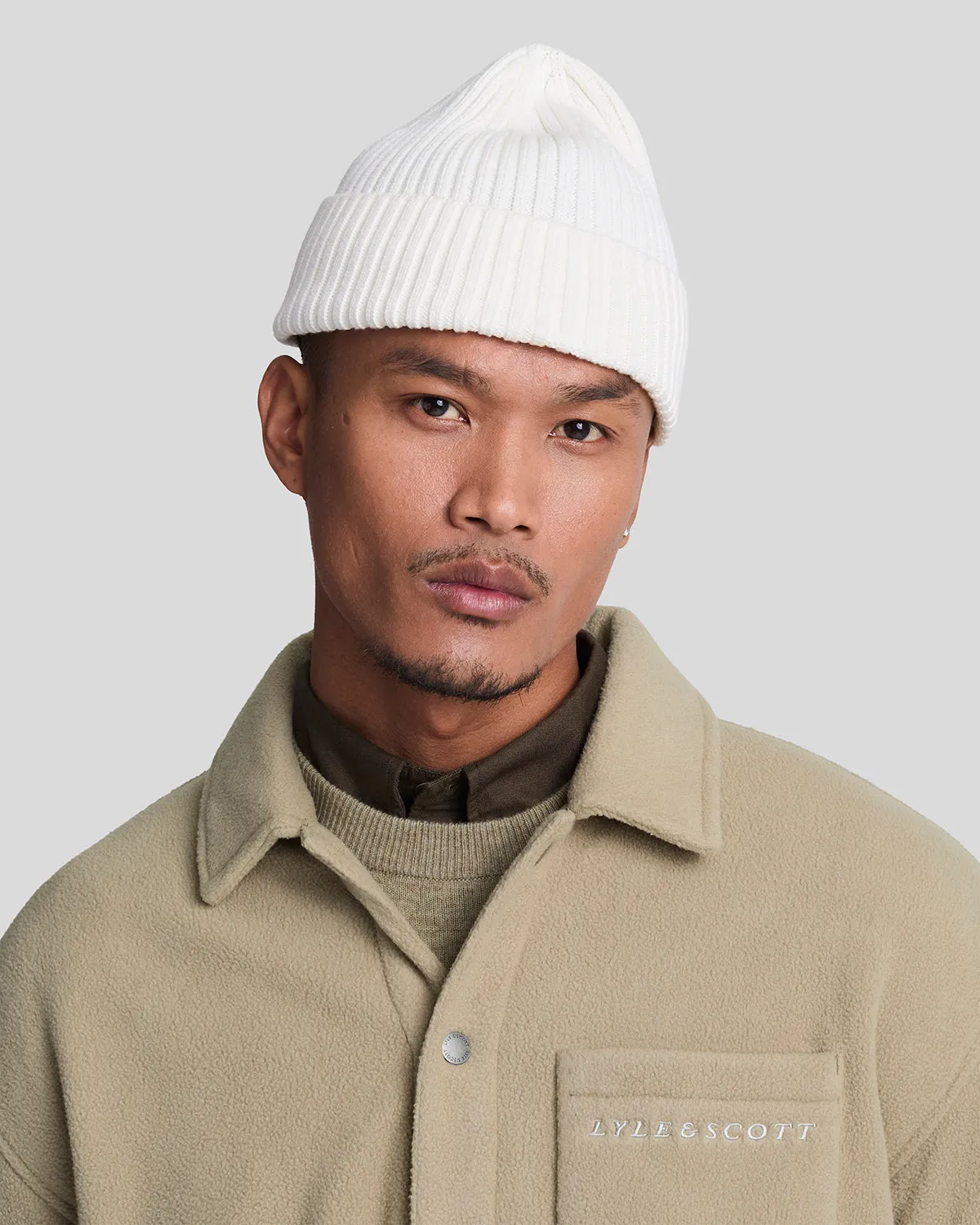 Embroidered Fleece Overshirt sold by Lyle & Scott product image thumbnail 4