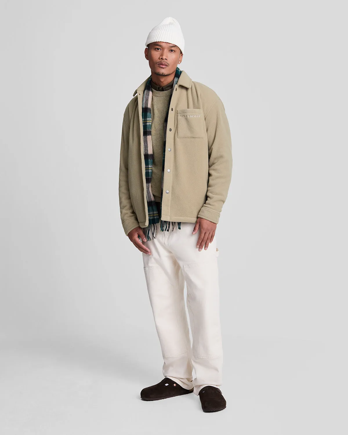 Embroidered Fleece Overshirt sold by Lyle & Scott product image thumbnail 2